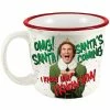 Spoontiques Santa's Coming 14oz Ceramic Camper Mug From Elf The Movie