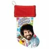Kurt Adler Bob Ross Splatter Pattern Stocking
