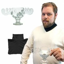 Christmas Vacation Collectibles Cousin Eddie Combo: 8oz Moose Mug And Dickie From Christmas Vacation