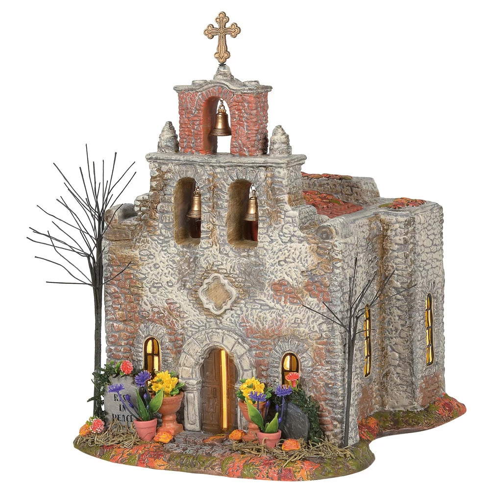 Department 56 *RETIRED* Day Of The Dead Church From Dept 56 Halloween Snow Village