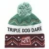 A Christmas Story House Triple Dog Dare Beanie Cap From A Christmas Story Apparel