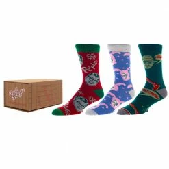 BioWorld Apparel A Christmas Story Crew Sock Box Set - 3 Pack