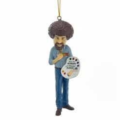 Kurt Adler Bob Ross 5" Figural Ornament